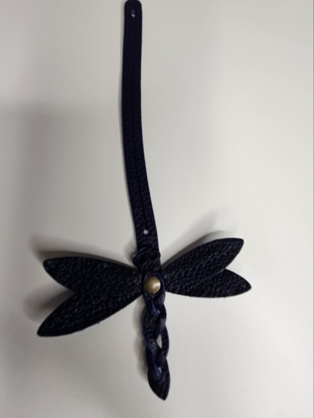 Portland Leather Goods Cobalt Blue Dragonfly Purse Flair - Picture 3 of 5